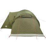 Sport si Outdoor - Camping - Corturi camping - Cort de familie cupola 375x225x176 cm verde masliniu impermeabil - Infinity.ro