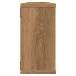 Casa si Gradina - Mobilier - Biblioteci si rafturi - Rafturi - Rafturi perete cub, 4 buc., stejar artizanal 100x15x30 cm lemn - Infinity.ro