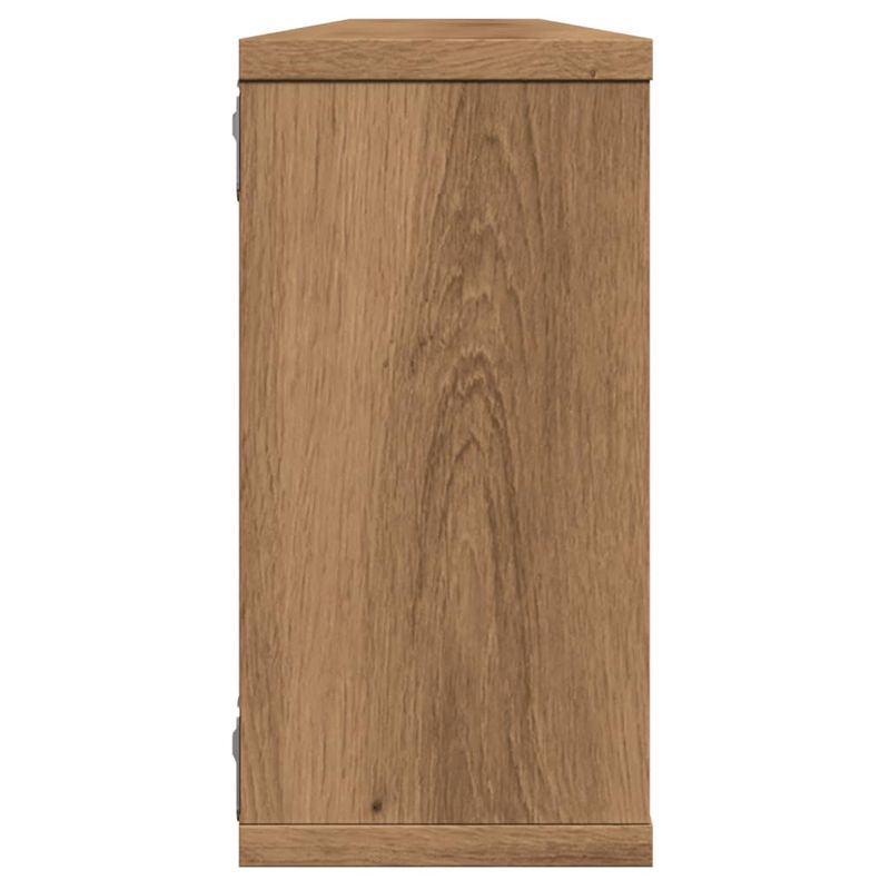 Casa si Gradina - Mobilier - Biblioteci si rafturi - Rafturi - Rafturi perete cub, 4 buc., stejar artizanal 100x15x30 cm lemn - Infinity.ro