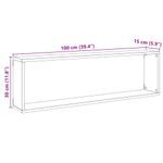 Casa si Gradina - Mobilier - Biblioteci si rafturi - Rafturi - Rafturi perete cub, 4 buc., stejar artizanal 100x15x30 cm lemn - Infinity.ro