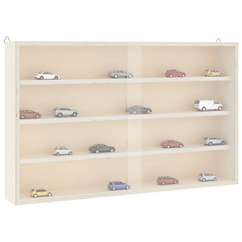Casa si Gradina - Mobilier - Biblioteci si rafturi - Rafturi - Vitrina de perete cu usi, 60x8,5x37 cm - Infinity.ro