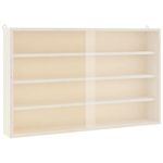 Casa si Gradina - Mobilier - Biblioteci si rafturi - Rafturi - Vitrina de perete cu usi, 60x8,5x37 cm - Infinity.ro