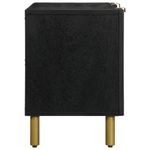 Casa si Gradina - Mobilier - Dulapuri si sifoniere - Dulapuri - Dulap TV, negru, 105x33x46 cm, lemn prelucrat - Infinity.ro