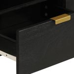 Casa si Gradina - Mobilier - Dulapuri si sifoniere - Dulapuri - Dulap TV, negru, 105x33x46 cm, lemn prelucrat - Infinity.ro
