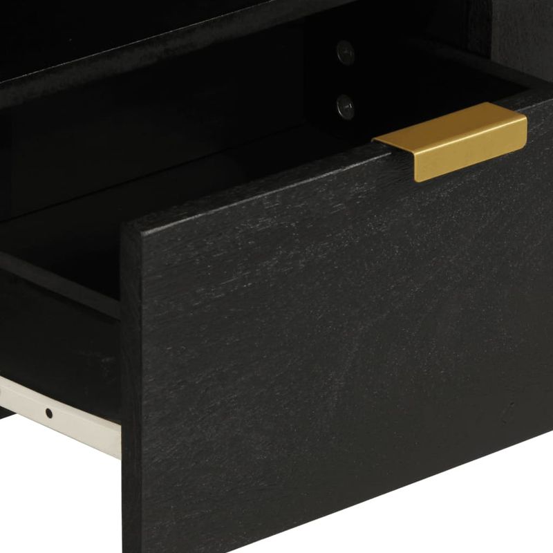 Casa si Gradina - Mobilier - Dulapuri si sifoniere - Dulapuri - Dulap TV, negru, 105x33x46 cm, lemn prelucrat - Infinity.ro