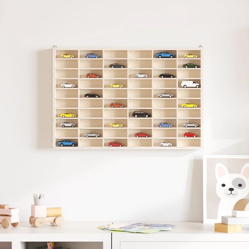 Casa si Gradina - Mobilier - Biblioteci si rafturi - Rafturi - Vitrina de perete cu 60 de compartimente, 60x4,5x40,5 cm - Infinity.ro