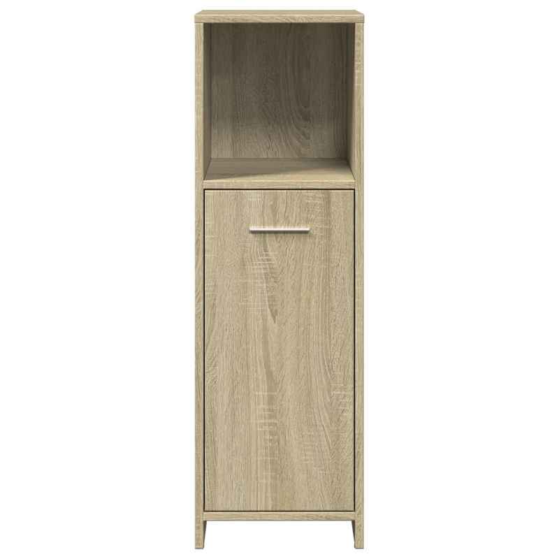 Casa si Gradina - Mobilier - Seturi de mobilier - Seturi baie - Set mobilier de baie, 3 piese, stejar sonoma, lemn prelucrat - Infinity.ro