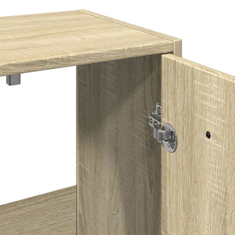Casa si Gradina - Mobilier - Seturi de mobilier - Seturi baie - Set mobilier de baie, 3 piese, stejar sonoma, lemn prelucrat - Infinity.ro