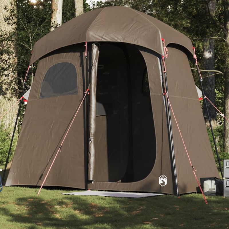 Sport si Outdoor - Camping - Corturi camping - Cort de dus pentru 2 persoane, maro, impermeabil - Infinity.ro