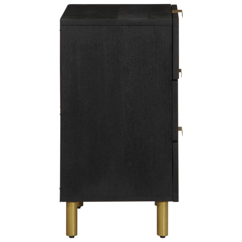 Casa si Gradina - Mobilier - Comode si corpuri - Noptiere - Noptiera, negru, 50x33x62 cm, lemn prelucrat - Infinity.ro