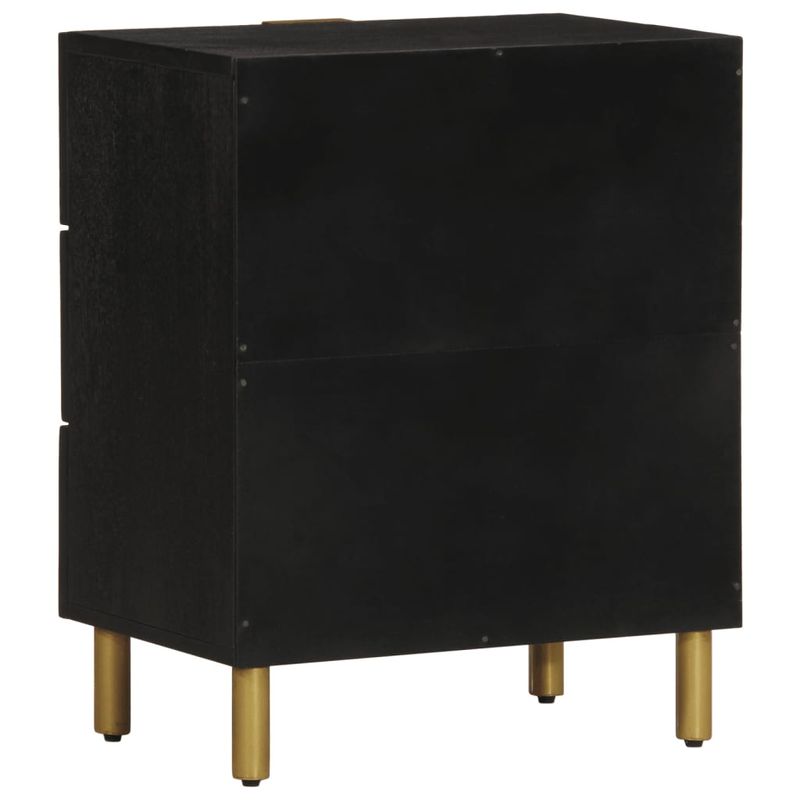 Casa si Gradina - Mobilier - Comode si corpuri - Noptiere - Noptiera, negru, 50x33x62 cm, lemn prelucrat - Infinity.ro