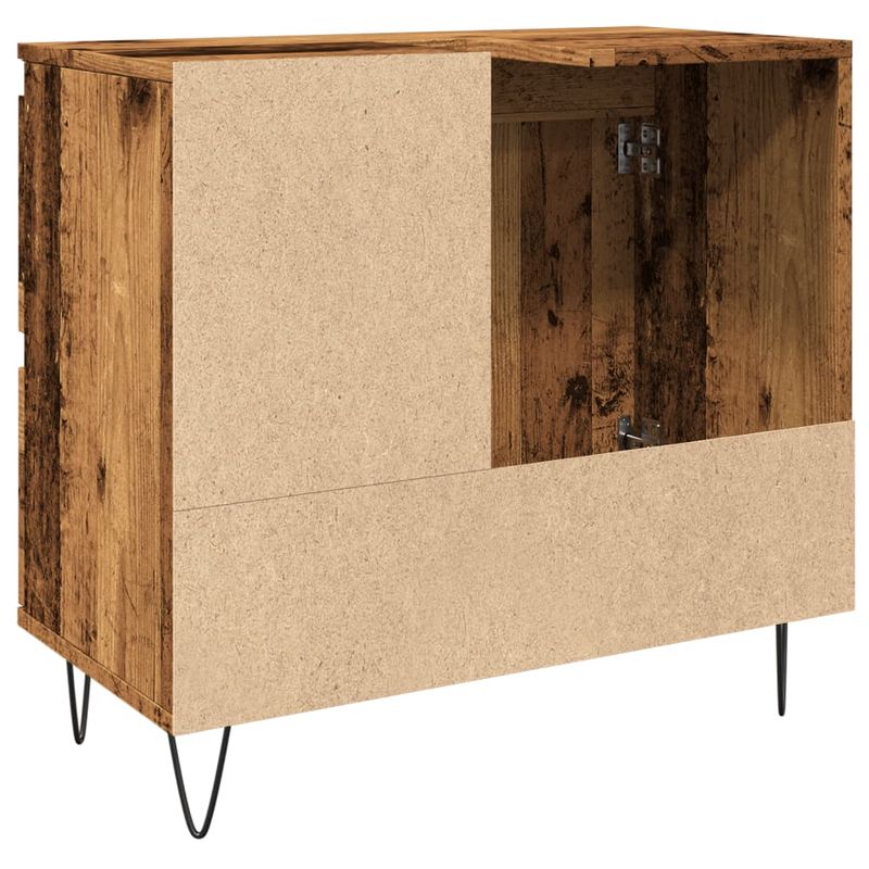 Casa si Gradina - Mobilier - Mobilier baie - Comode baie - Dulap chiuveta baie, lemn vechi, 65x33x60 cm, lemn prelucrat - Infinity.ro