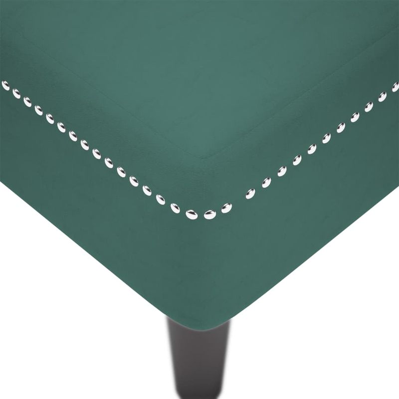 Casa si Gradina - Mobilier - Scaune si fotolii - Fotolii - Sezlong cu perna si cotiera dreapta, verde inchis, catifea - Infinity.ro