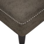 Casa si Gradina - Mobilier - Scaune si fotolii - Fotolii - Sezlong cu perna si cotiera dreapta, gri inchis piele ecologica - Infinity.ro