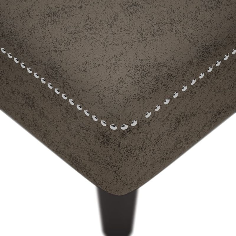 Casa si Gradina - Mobilier - Scaune si fotolii - Fotolii - Sezlong cu perna si cotiera dreapta, gri inchis piele ecologica - Infinity.ro