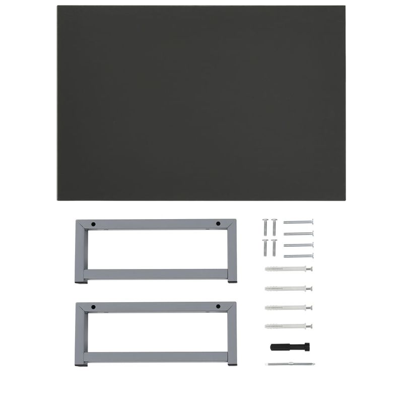 Casa si Gradina - Mobilier - Seturi de mobilier - Seturi baie - Set mobilier de baie, 2 piese, ceramica, mărime raft de 60 cm și chiuvetă rotundă de 32,5 cm - Infinity.ro