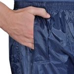 Casa si Gradina - Constructii - Echipamente de lucru - Imbracaminte protectia muncii - Costum de ploaie, 2 piese, albastru bleumarin, cu gluga, L - Infinity.ro