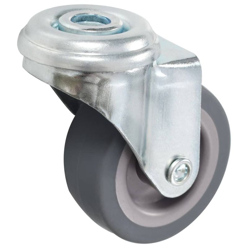 Casa si Gradina - Constructii - Depozitare, transport si protectie - Accesorii echipamente pentru transport si ridicat - Roti pivotante cu gaura pentru surub, 24 buc., 50 mm - Infinity.ro