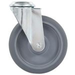 Casa si Gradina - Constructii - Depozitare, transport si protectie - Accesorii echipamente pentru transport si ridicat - Roti pivotante cu gaura pentru surub, 16 buc., 125 mm - Infinity.ro