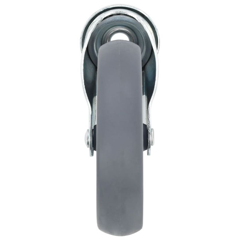 Casa si Gradina - Constructii - Depozitare, transport si protectie - Accesorii echipamente pentru transport si ridicat - Roti pivotante cu gaura pentru surub, 8 buc., 125 mm - Infinity.ro