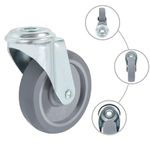 Casa si Gradina - Constructii - Depozitare, transport si protectie - Accesorii echipamente pentru transport si ridicat - Roti pivotante cu gaura pentru surub, 32 buc., 100 mm - Infinity.ro