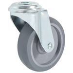 Casa si Gradina - Constructii - Depozitare, transport si protectie - Accesorii echipamente pentru transport si ridicat - Roti pivotante cu gaura pentru surub, 32 buc., 100 mm - Infinity.ro