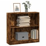 Casa si Gradina - Mobilier - Biblioteci si rafturi - Biblioteci - Biblioteca, stejar fumuriu, 80x24x76 cm, lemn prelucrat - Infinity.ro