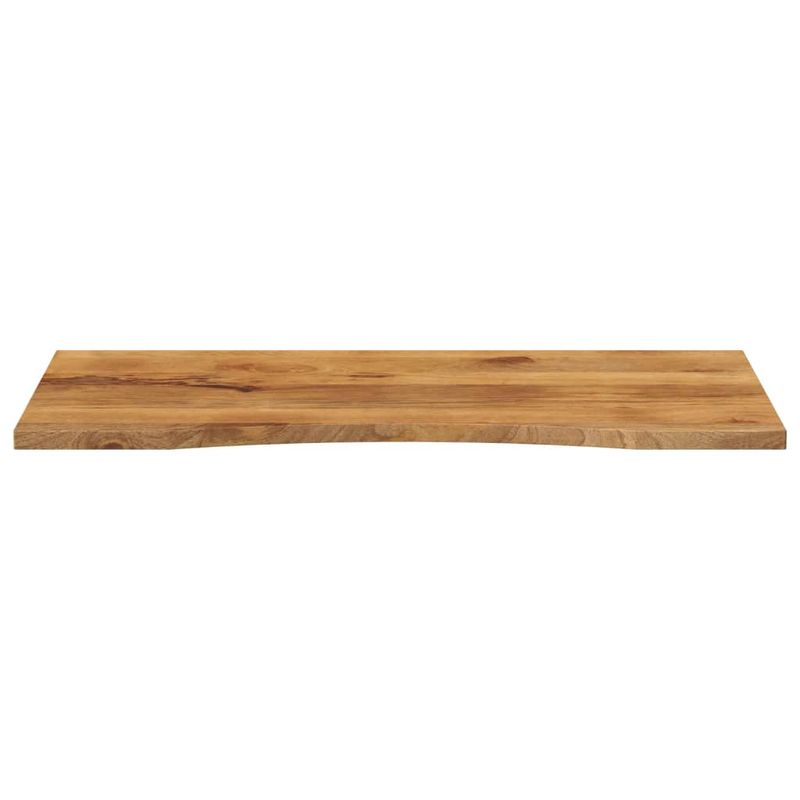 Casa si Gradina - Mobilier - Feronerie si accesorii mobila - Blat birou cu decupaj curbat 120x50x2,5cm lemn masiv mango brut - Infinity.ro