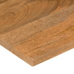 Casa si Gradina - Mobilier - Feronerie si accesorii mobila - Blat birou cu decupaj curbat 120x50x2,5cm lemn masiv mango brut - Infinity.ro