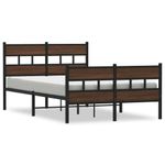 Casa si Gradina - Mobilier - Paturi si accesorii - Paturi - Cadru de pat fara saltea, cu tablie de cap/picioare, 120x200 cm - Infinity.ro