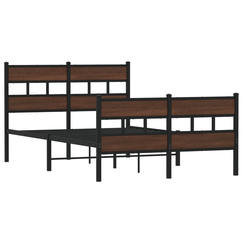 Casa si Gradina - Mobilier - Paturi si accesorii - Paturi - Cadru de pat fara saltea, cu tablie de cap/picioare, 120x200 cm - Infinity.ro