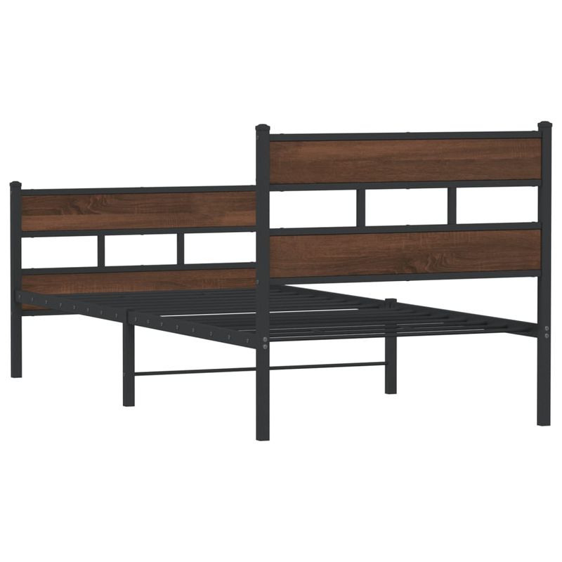 Casa si Gradina - Mobilier - Paturi si accesorii - Paturi - Cadru de pat fara saltea, cu tablie de cap/picioare, 120x200 cm - Infinity.ro