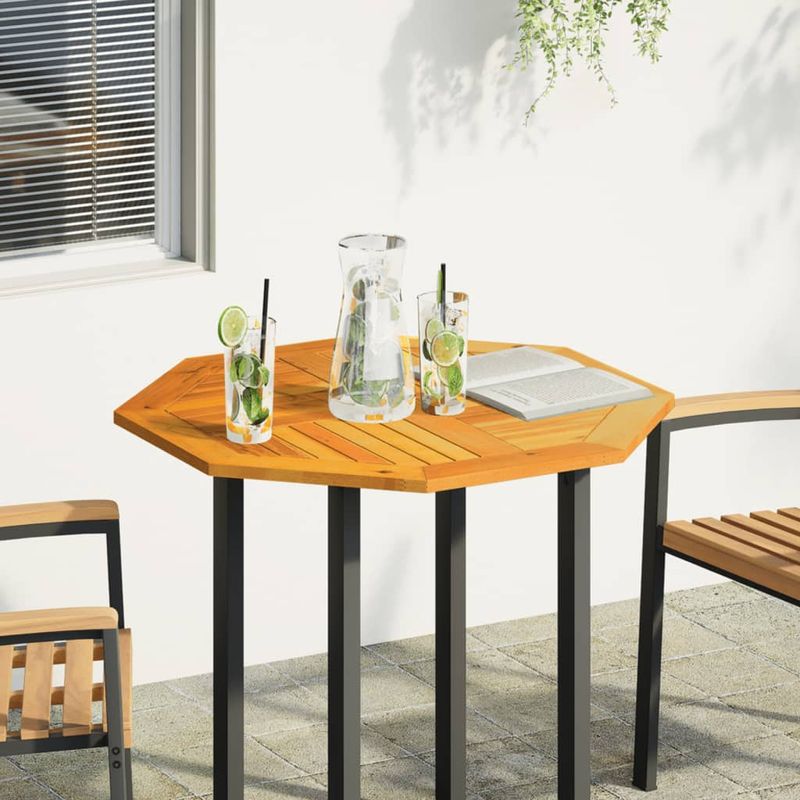 Casa si Gradina - Mobilier - Feronerie si accesorii mobila - Blat de masa, 80x80x2,2 cm, octogonal, lemn masiv acacia - Infinity.ro