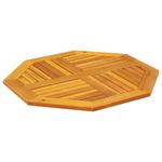 Casa si Gradina - Mobilier - Feronerie si accesorii mobila - Blat de masa, 80x80x2,2 cm, octogonal, lemn masiv acacia - Infinity.ro