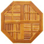 Casa si Gradina - Mobilier - Feronerie si accesorii mobila - Blat de masa, 80x80x2,2 cm, octogonal, lemn masiv acacia - Infinity.ro