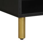 Casa si Gradina - Mobilier - Dulapuri si sifoniere - Dulapuri - Dulap TV, negru, 80x33x46 cm, lemn prelucrat - Infinity.ro