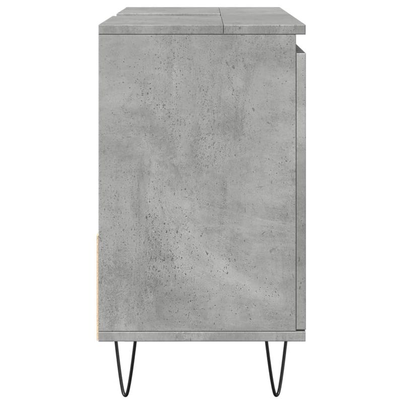 Casa si Gradina - Mobilier - Seturi de mobilier - Seturi baie - Dulap de chiuveta baie, gri beton, 65x33x60 cm, lemn prelucrat - Infinity.ro