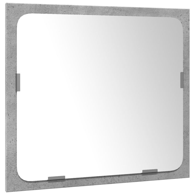 Casa si Gradina - Mobilier - Seturi de mobilier - Seturi baie - Set mobilier de baie, 3 piese, gri beton, lemn compozit - Infinity.ro