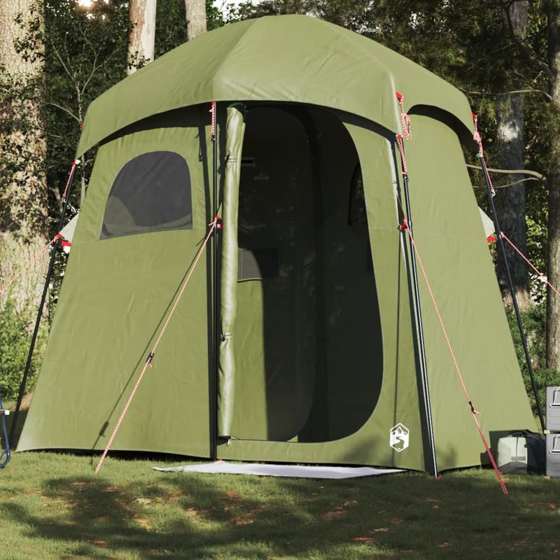 Sport si Outdoor - Camping - Corturi camping - Cort de dus pentru 2 persoane, verde masliniu, impermeabil - Infinity.ro