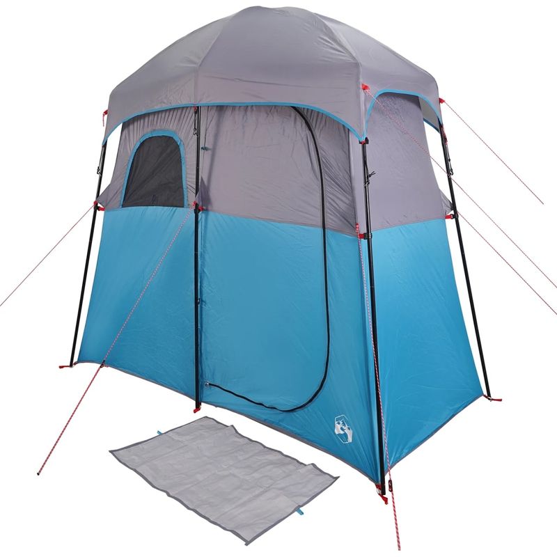 Sport si Outdoor - Camping - Corturi camping - Cort de dus pentru 2 persoane, albastru, impermeabil - Infinity.ro