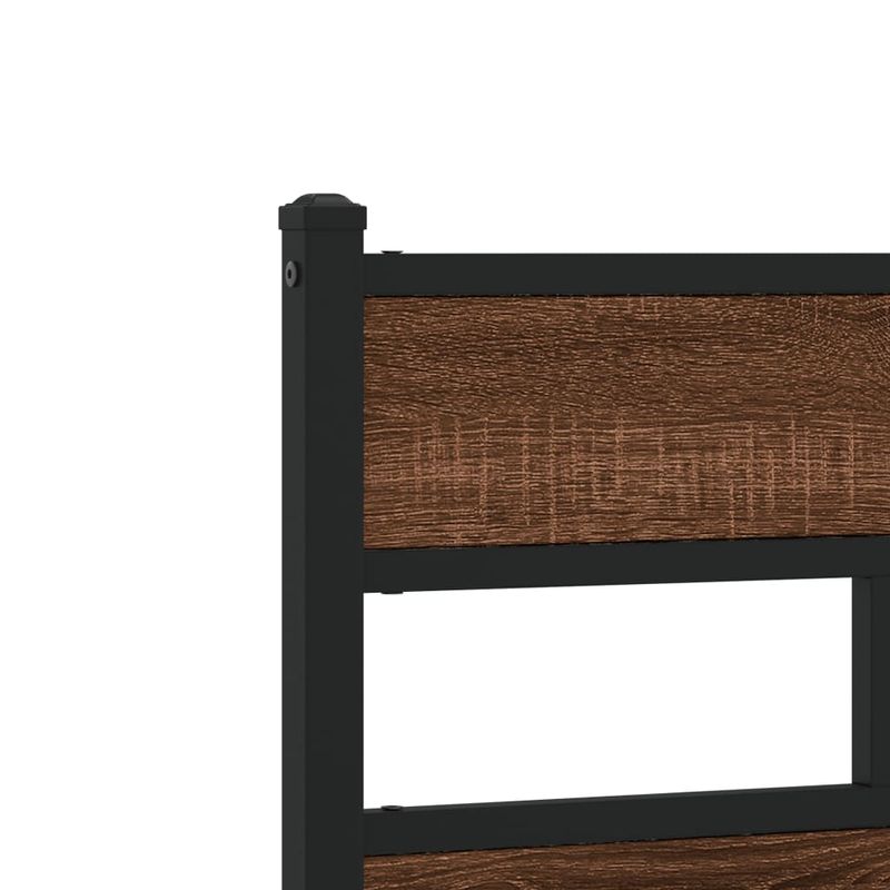 Casa si Gradina - Mobilier - Paturi si accesorii - Paturi - Cadru pat fara saltea stejar maro 120x190 cm, lemn prelucrat - Infinity.ro