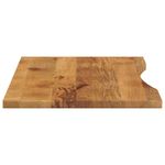 Casa si Gradina - Mobilier - Feronerie si accesorii mobila - Blat birou cu decupaj curbat 120x60x2,5 cm lemn masiv mango - Infinity.ro