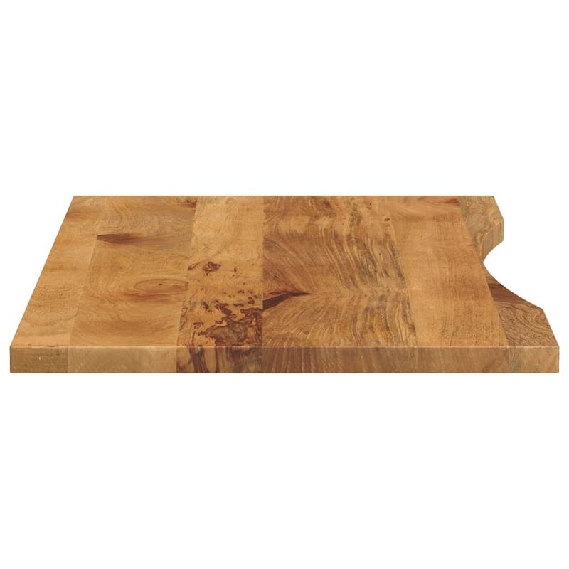 Casa si Gradina - Mobilier - Feronerie si accesorii mobila - Blat birou cu decupaj curbat 120x60x2,5 cm lemn masiv mango - Infinity.ro
