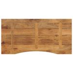Casa si Gradina - Mobilier - Feronerie si accesorii mobila - Blat birou cu decupaj curbat 120x60x2,5 cm lemn masiv mango - Infinity.ro