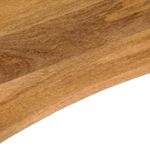 Casa si Gradina - Mobilier - Feronerie si accesorii mobila - Blat birou cu decupaj curbat 120x60x2,5 cm lemn masiv mango - Infinity.ro