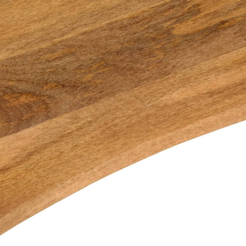 Casa si Gradina - Mobilier - Feronerie si accesorii mobila - Blat birou cu decupaj curbat 120x60x2,5 cm lemn masiv mango - Infinity.ro