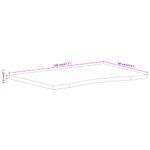 Casa si Gradina - Mobilier - Feronerie si accesorii mobila - Blat birou cu decupaj curbat 120x60x2,5 cm lemn masiv mango - Infinity.ro