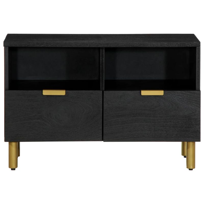 Casa si Gradina - Mobilier - Dulapuri si sifoniere - Dulapuri - Dulap TV, negru, 70x33x46 cm, lemn prelucrat - Infinity.ro