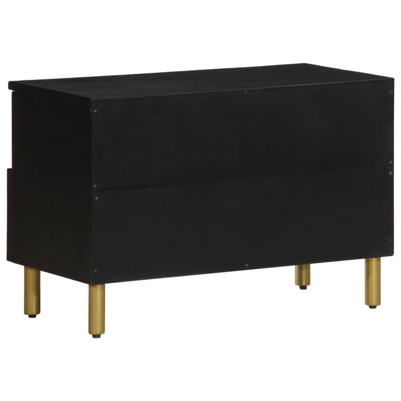 Casa si Gradina - Mobilier - Dulapuri si sifoniere - Dulapuri - Dulap TV, negru, 70x33x46 cm, lemn prelucrat - Infinity.ro