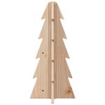 Casa si Gradina - Decoratiuni - Decoratiuni de sezon - Brad de Craciun din lemn decorativ, 49 cm, lemn de pin masiv - Infinity.ro
